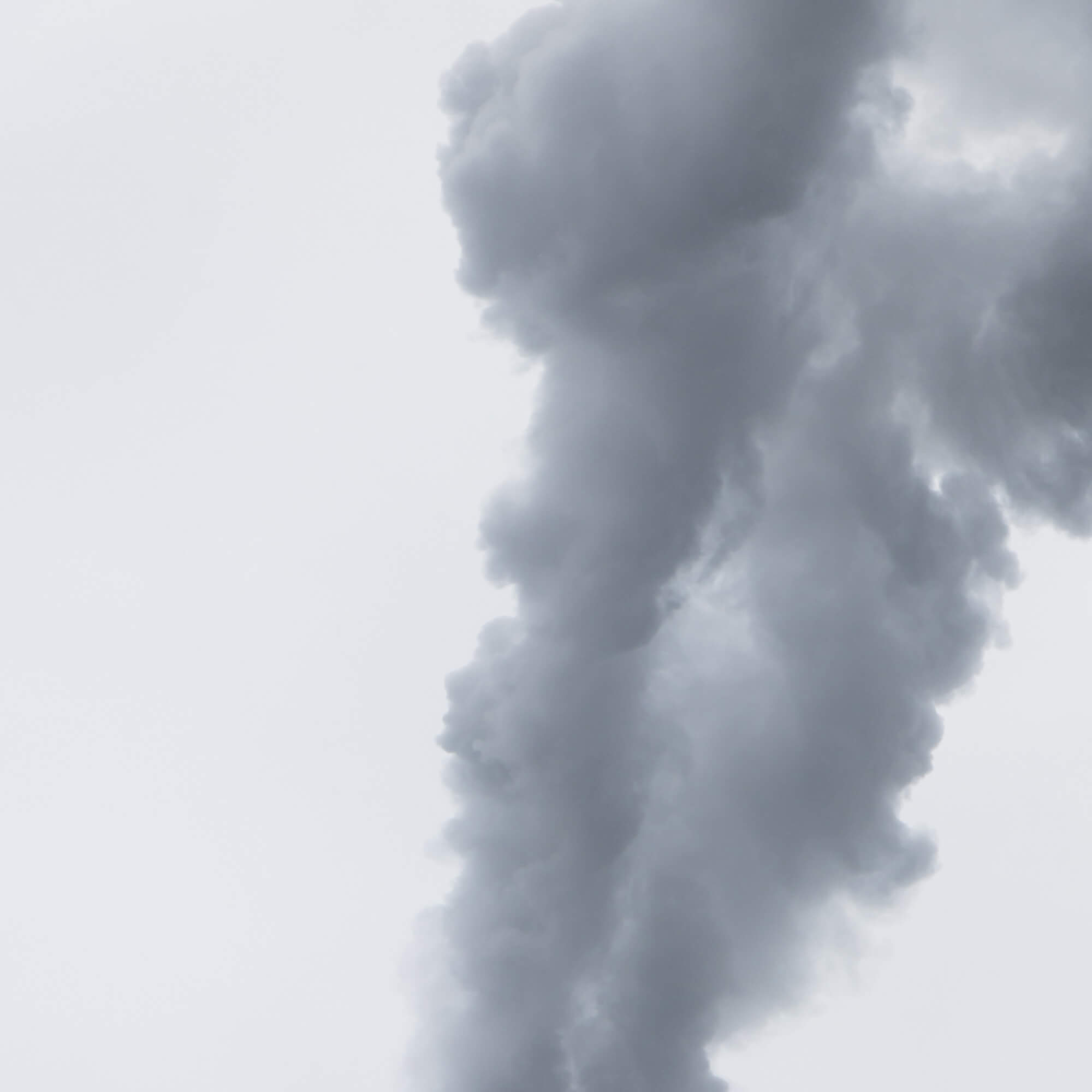 Rauchsäule Symbol für CO2-Kompensation