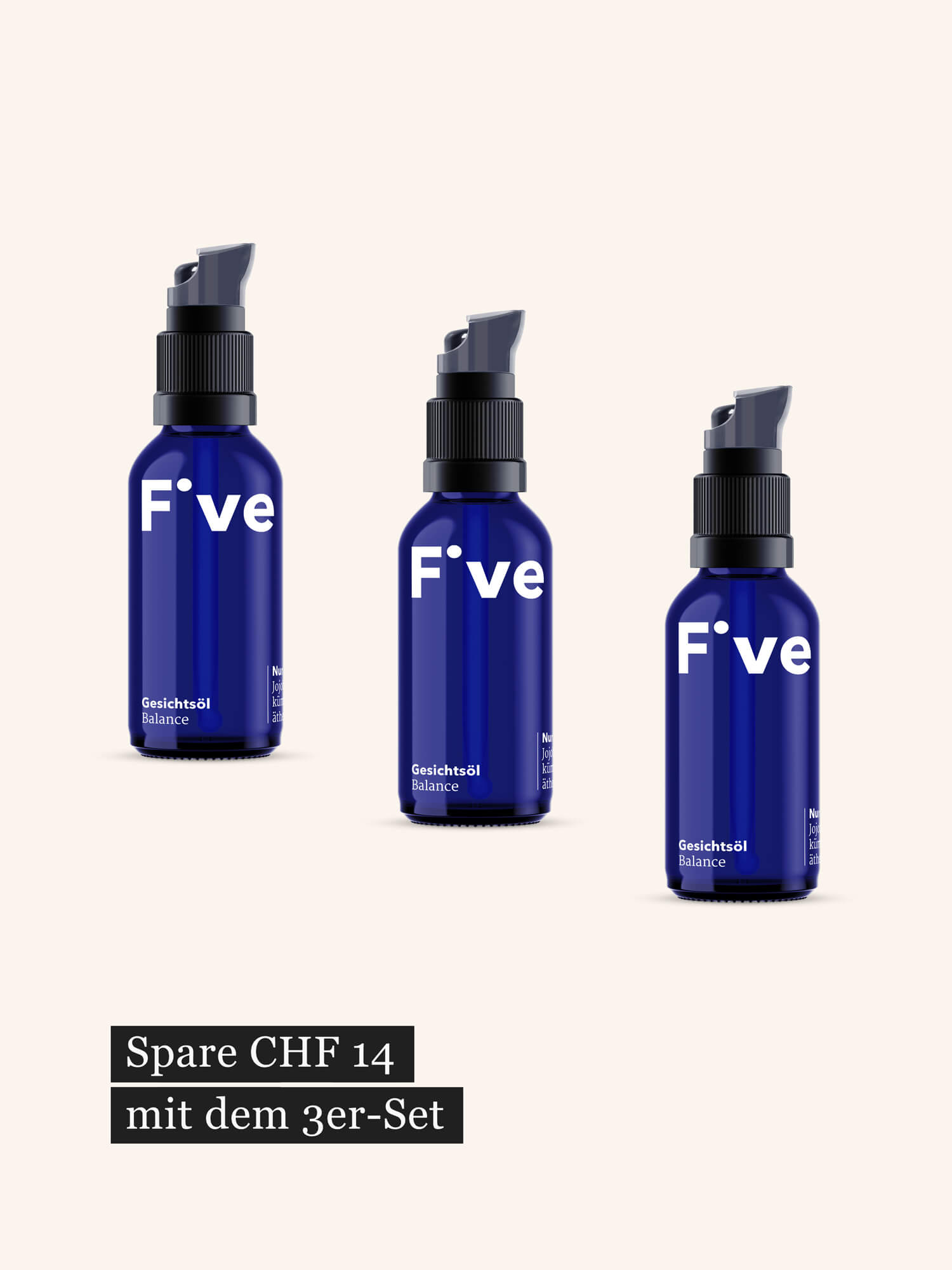 3 × FIVE Gesichtsöl Balance | Five Skincare